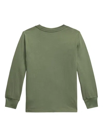 Polo Ralph Lauren Toddler And Little Boys Cotton Jersey Long Sleeve T-shirt In Gray