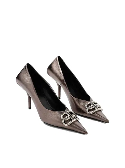 Balenciaga Bb Square Knife Pumps In Multi