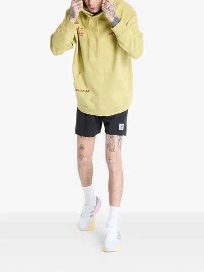 Saysky Embroidered Hoodie In Yellow