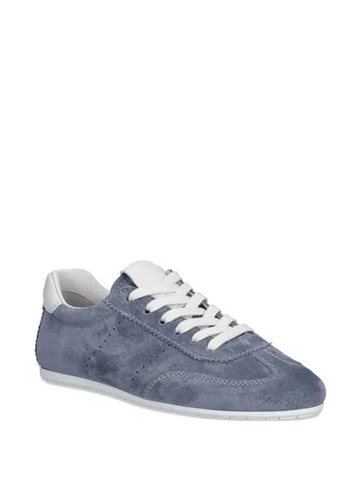 Kennel & Schmenger Suede Lace-up Trainers In Blue
