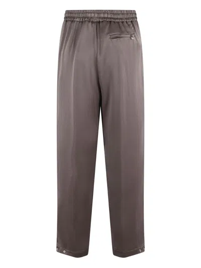 Herno Relaxed Fit Fondant Pants In Gray