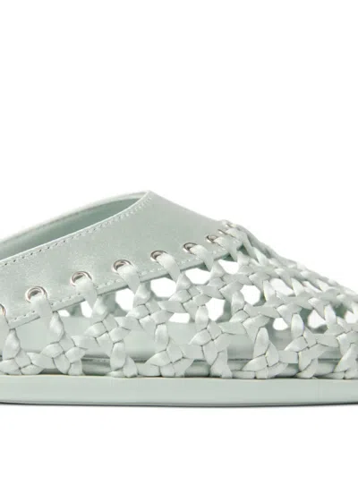 Jimmy Choo Dila Ballerina Flats In Green