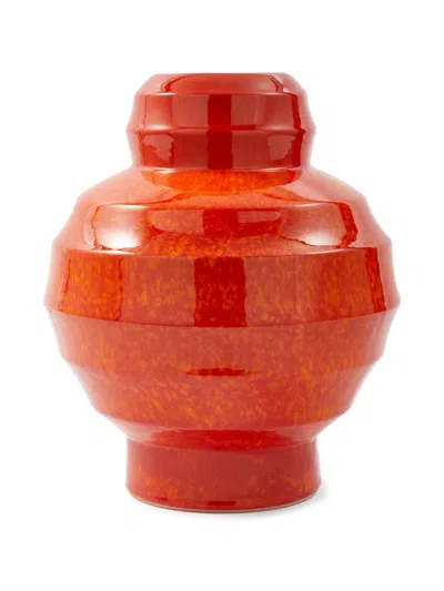 Polspotten Sumo Ceramic Vase In Red