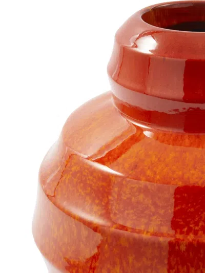Polspotten Sumo Ceramic Vase In Red