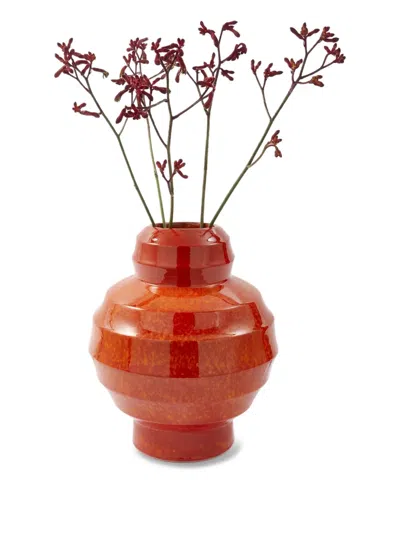 Polspotten Sumo Ceramic Vase In Red