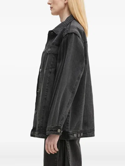 Adidas Originals Panelled Denim Jacket In Black