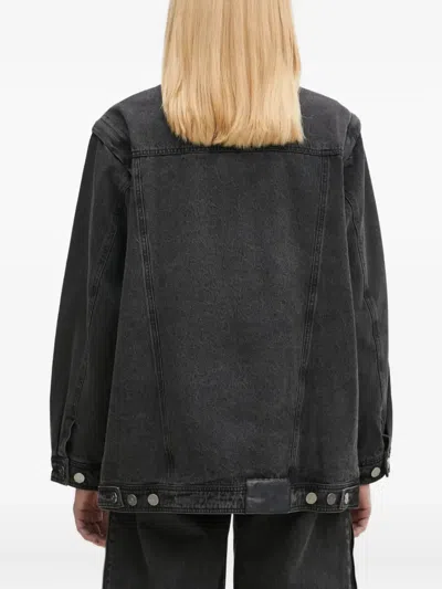 Adidas Originals Panelled Denim Jacket In Black