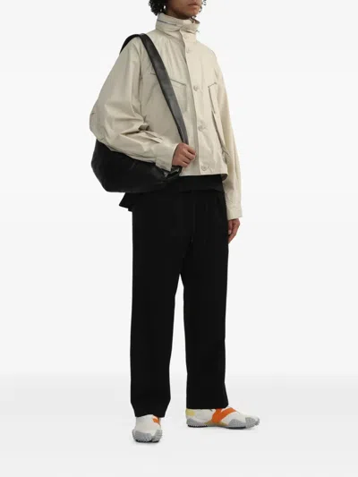Lemaire Croissant Leather Messenger Bag