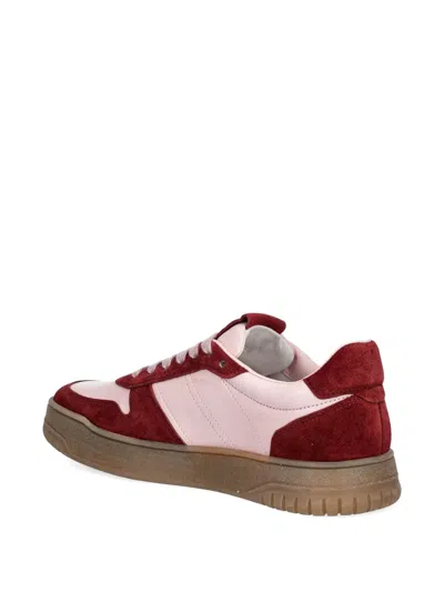 Kennel & Schmenger Gaz Leather Sneakers In Burgundy