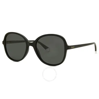 Polaroid Polarized Grey Butterfly Ladies Sunglasses Pld 4136/s 0807/m9 54