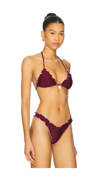 Kulani Kinis Lettuce Edge Bralette Bikini Top
