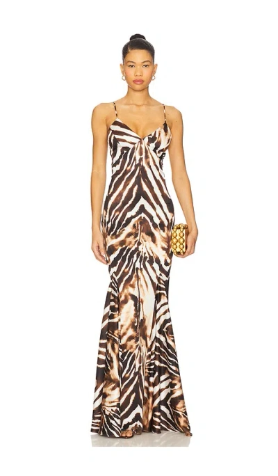 Katie May Tiki Gown In Multi