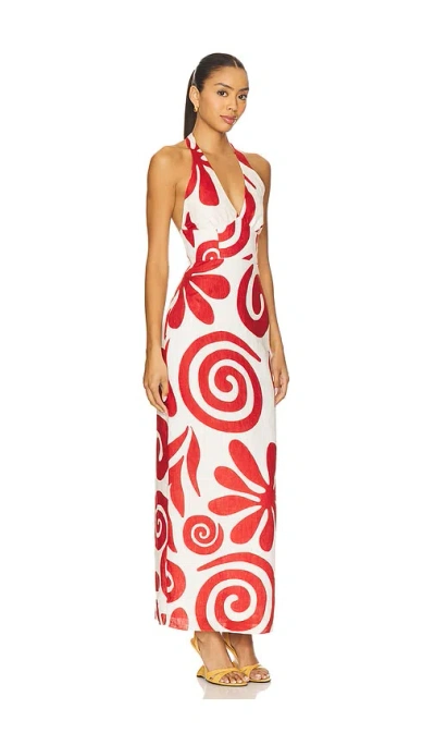 Cala De La Cruz Dasha Dress In Multi
