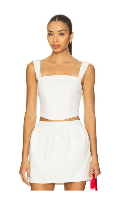 Lovers & Friends Jacqueline Top In White