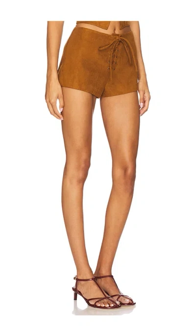 Lovers & Friends Noella Faux Suede Short