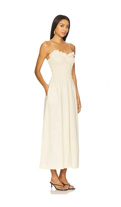 S/w/f Ruffled Bodice Midi Dress