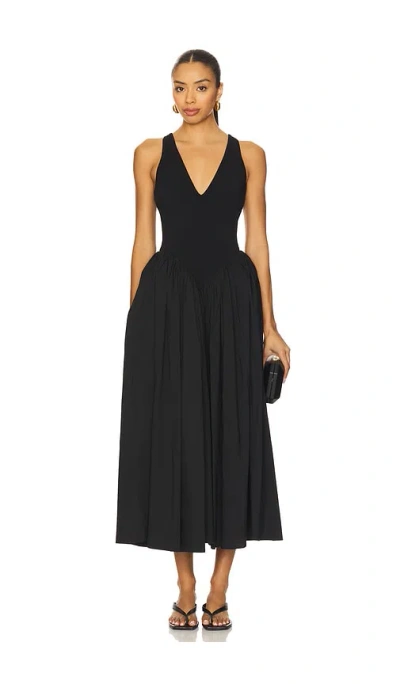 Ronny Kobo Sirinda Maxi Dress In Black