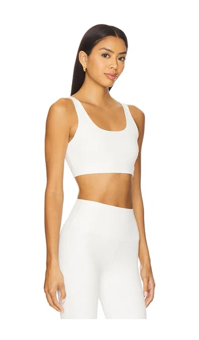 Splits59 Airweight Ribbed Bra In White