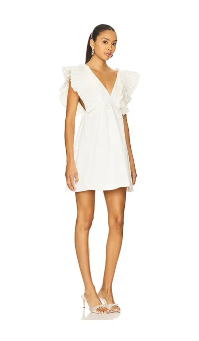 Kika Vargas Nola Mini Dress In White