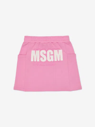 Msgm Skirt  Kids Kids Color Pink In Pink