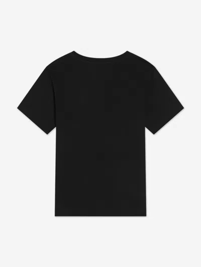 Dolce & Gabbana Logo Patch T-shirt In Black