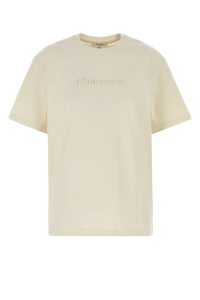 Jw Anderson Cream Cotton T-shirt