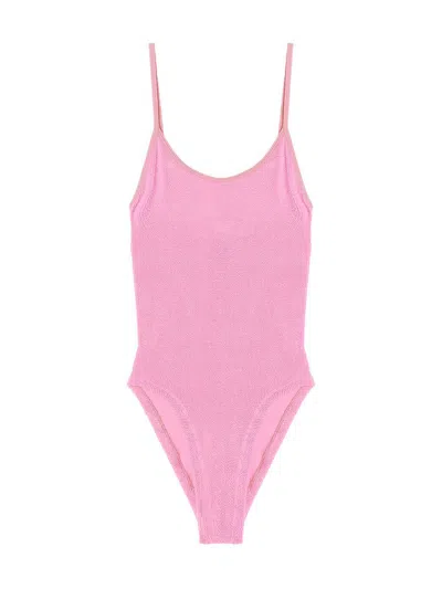 Hunza G Pamela One-piece Swimsuit In Pink