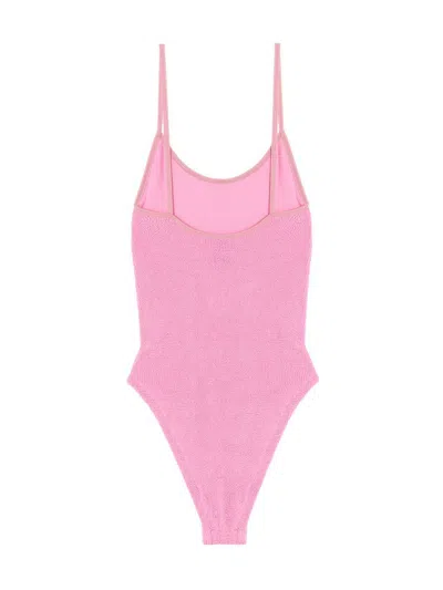 Hunza G Pamela One-piece Swimsuit In Pink