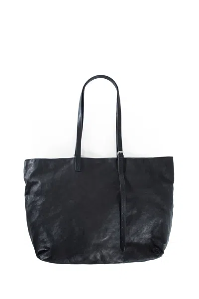 Ann Demeulemeester Man Black Tote Bags