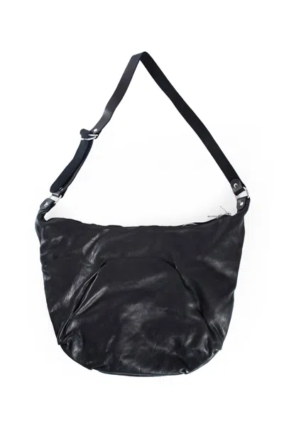Guidi Unisex Black Crossbody Bags