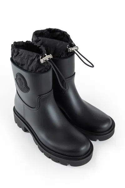 Moncler Man Black Boots In Black