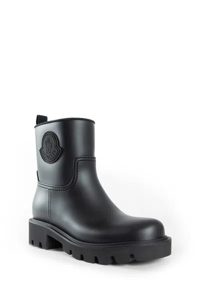 Moncler Man Black Boots In Black