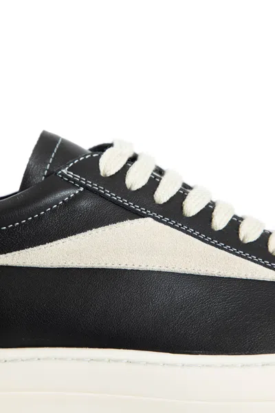 Rick Owens Man Black&white Sneakers