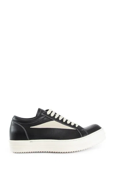 Rick Owens Man Black&white Sneakers