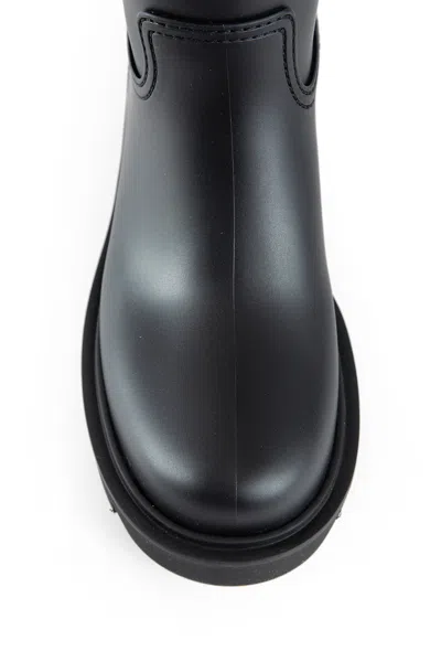 Moncler Man Black Boots In Black