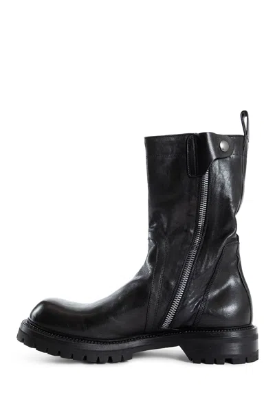Rick Owens Man Black Boots