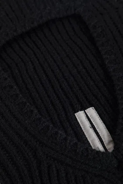 Rick Owens Man Black Hats In Black