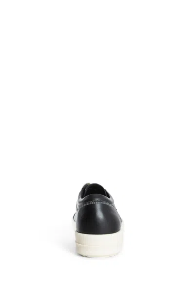Rick Owens Woman Black&white Sneakers In Black