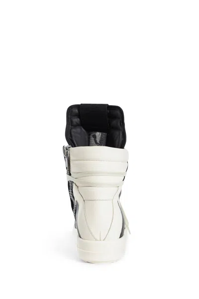 Rick Owens Woman Black&white Sneakers In Black