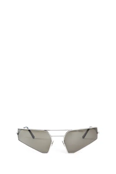 Rick Owens Unisex Silver Eyewear