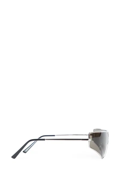 Rick Owens Unisex Silver Eyewear
