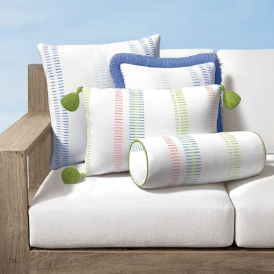 Frontgate Kessler Stripe Indoor/outdoor Pillow