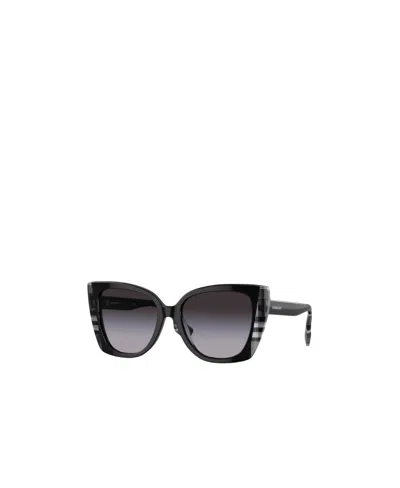 Burberry Cat Eye Sunglasses 0 Be4393 40518 G In Black