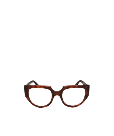 Marni Geometric Frame Plain Mirror In Brown
