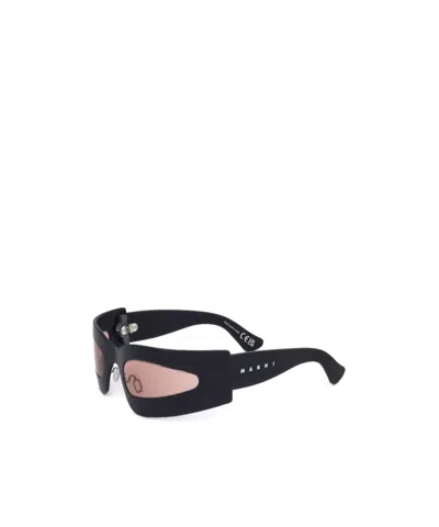 Marni Full Frame Sunglasses In Black
