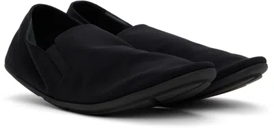 The Row Black Vincit Slippers In Black
