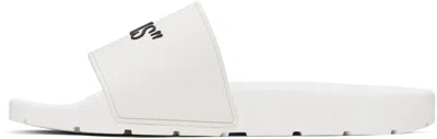 Off-white Round Toe Slippers