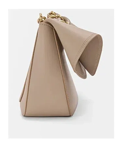 Loewe Womens Ola Medium Leather Cross Body Bag Sand