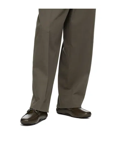 Ferragamo Gancini Ornament Driver Loafers