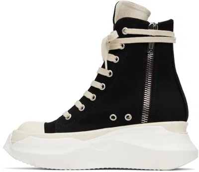 Rick Owens Drkshdw Black Hollywood Abstract Sneak Sneakers In Black
